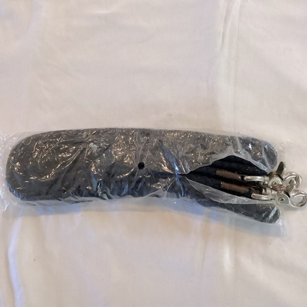 NWOT Black Flat Braided Rope Reins